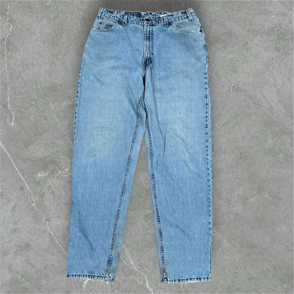 Vintage Levis 560 Jeans Mens 33x33 Blue Loose Tapered Orange Tab USA Made 90s - Picture 1 of 12